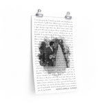 Lyrics Song -- poster/ 12''x18'' -- Adam & Ludmilla