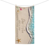 Couple Beach -- Standard Beach Towel, 30x60 -- Dan & Jen