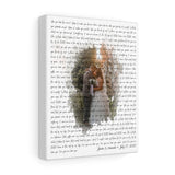 Lyrics -- Justin & Amanda  July 17, 2020 -- Canvas 8x10 -- printify