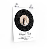 Love Anniversary -- poster/ 11''x14'' -- Amy & Carl 08.27.2021