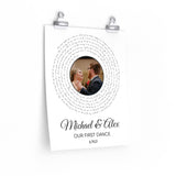Lyrics Song -- poster/ 11''x14'' -- Michael & Alex 6.19.21
