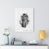 Lyrics -- Corey & Whitney 10.13.2020 -- Canvas 18x24 -- Printify