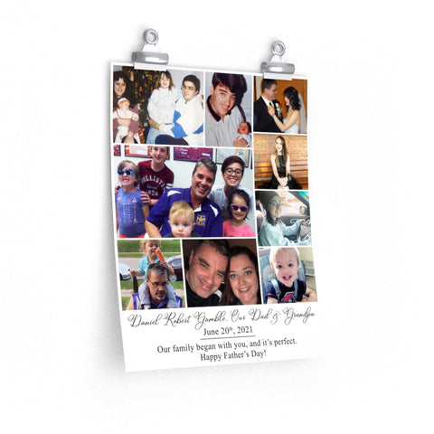 Dad Family Love -- Unframed 11''x14'' --  Daniel Robert