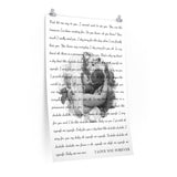 Lyrics -- I love you FOREVER (Duduke) -- 20x30 -- Printify