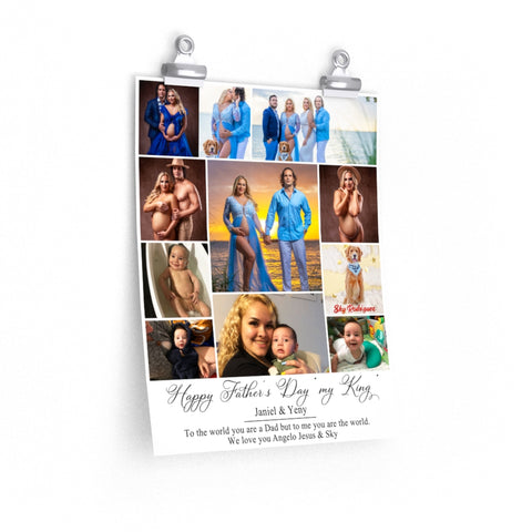 Dad Poster -- Janiel & Yeny -- 11x14 -- printify