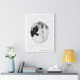 Lyrics -- Sean & Victoria 08.28.21 -- Canvas 18x24 -- Printify