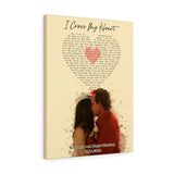 I Cross My Heart -- Canvas 18"X24" -- Kimberly and Roger