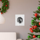 Lyrics Song -- poster/ 9''x11'' -- Ricardo & Sujey