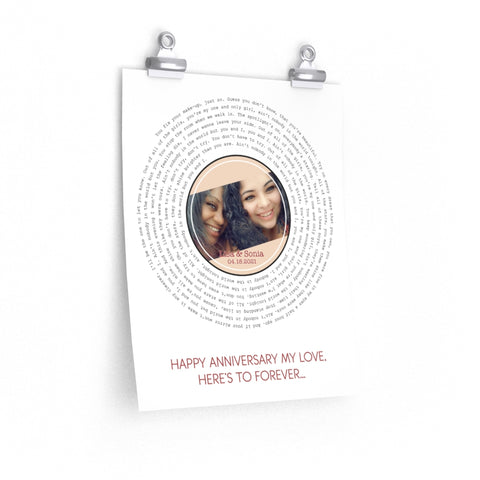 Vinyl -- Lisa & Sonia 04.18.2021 -- 11x14 -- Printify