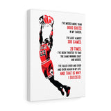 Motivational Jordan Quote Poster -- Canvas 12x16 -- 2 -- Printify