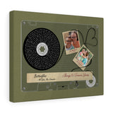 Cassette -- Jess & Jackie 06/25/2022 -- Canvas 11x14 -- Printify