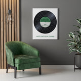 Lyrics Song -- Canvas 24"x30" -- Dianne Lawrence