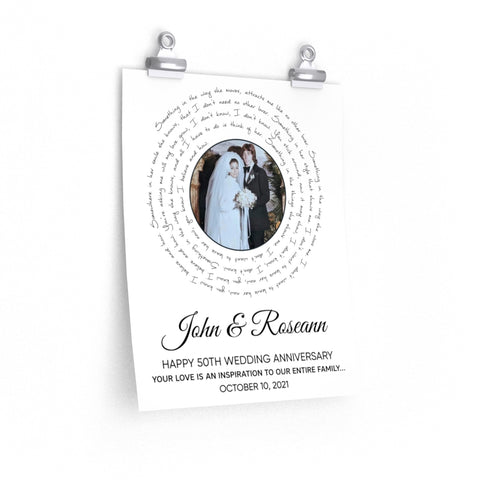 Vinyl -- John and Roseann -- 11x14 -- Printify