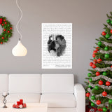 Lyrics -- Jason & Casey 07.7.2021 -- 20x30 -- Printify