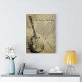 Music Song Lyrics -- Canvas 18"X24" -- In case you didn't know