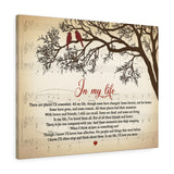 In My Life Song Canvas -- Canvas 30x24 -- 34 -- printify