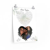 Lyrics Song -- Poster/ 16''x20'' -- Chayse & Leah