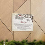 Canvas Gallery Wraps 16x12 Printify - Thank You - Design 25