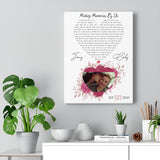 Music Lyrics Song -- Canvas 12"X16" -- Cody and Joey