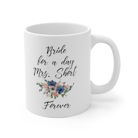 Personalized Mrs Wedding Mug -- 11oz -- 1 -- Short -- printify