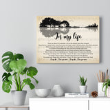 In My Life -- 35 -- Canvas 12x16 -- Printify