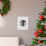Lyrics -- Ryan & Courtney 02.12.2022 -- 9x11 -- Printify