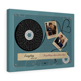 Cassettes-Tape Prints -- Canvas 12"X16" -- Maite & Pedro