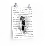 Lyrics -- Michael & Shaye 05-13-07 -- 11x14 -- Printify