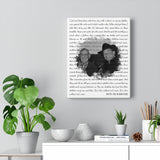 Lyrics -- Don Sickmeyer -- Canvas 11x14 -- Printify