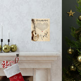 Printify Matte 9x11 Poster - I Cross My Heart - Design 16