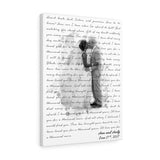 Music Lyrics Song -- Canvas 18"X24" -- Ann and Andy