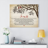 In My Life Song Canvas -- Canvas 30x24 -- 34 -- printify