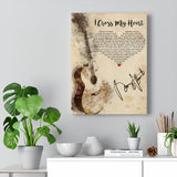 I Cross My Heart -- Canvas 12"X16" -- 16