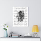 Lyrics -- Mike & Bonnisue / July 26, 2020 -- Canvas 18x24 -- Printify