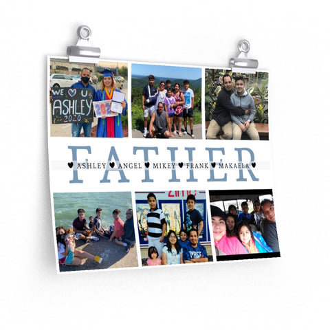 Daddy Family Prints -- Unframed 11''x14'' -- Frank Makaela