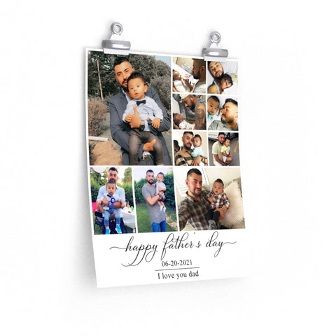 Dad Family Love -- Unframed 11''x14'' -- I love you dad