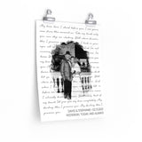 Lyrics Song -- poster/ 11''x14'' -- David & Stephanie