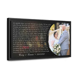 Printify Gallery Canvas Wraps, Horizontal Frame 20x10 - Give It All We Got Tonight - Corey & Leanne 04.02.2022