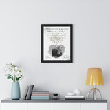 Lyrics -- Yanu & Taylor -- Black framed 16x20 -- printify