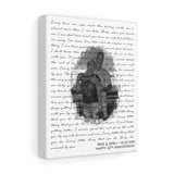 Lyrics -- Mike & April 10-23-1999 -- Canvas 8x10 -- Printify