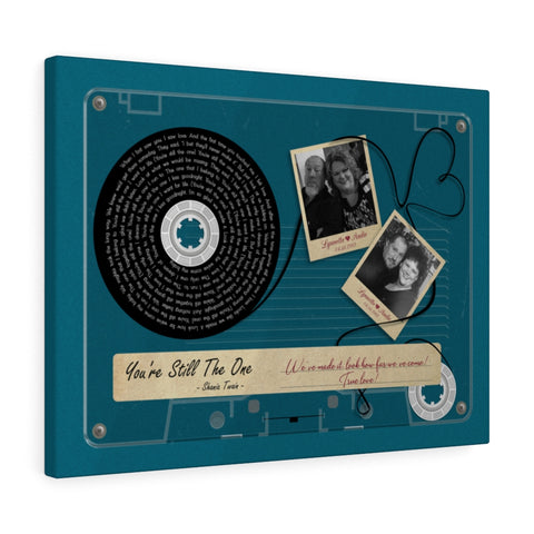 Classic Lovers -- Canvas 24x18 --  Lynnette & Audie -- printify