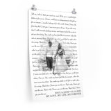 Lyrics Song -- Poster 20"x30" -- Dave & Jaym 05.14.2022