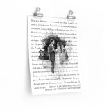 Lyrics Song -- poster/ 11''x14'' -- Brian & Jacquelynn