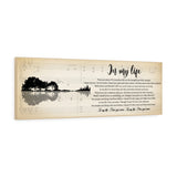 in My Life -- Canvas 12"x36" -- 35
