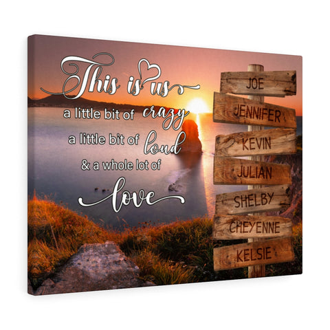 Name Street Sign -- Canvas 18"X24" -- This is Us a little