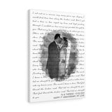 Lyrics -- PJ & Therese 01.02.2021 -- Canvas 18x24 -- Printify