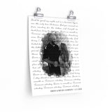 Lyrics -- Drew & Becky Gordon 4.11.2020 -- 11x14 -- Printify