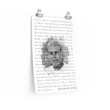 Lyrics -- Mary and Pop 01/7/2022 -- 12x18 -- Printify