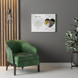 Lyrics Song -- Canvas 18"X24" -- Amber & Chris