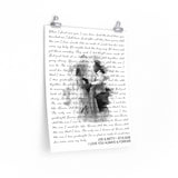 Lyrics -- Joe & Betty 07-15-2018 -- 16x20 -- Printify
